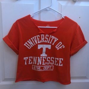 University of Tennessee cropped shirt